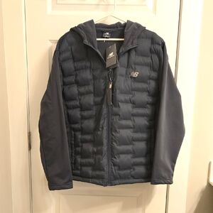 New Balance Men's Gray Wind & Water Resistant Jacket NWT